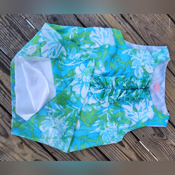 Lilly pulitzer sleeveless blouse sz 4 - Picture 6 of 7